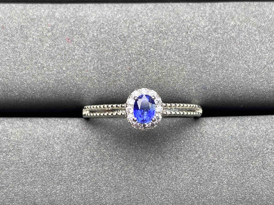 A1716 Cornflower Sapphire Ring