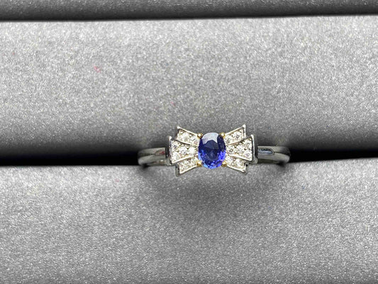 A1724 Cornflower Sapphire Ring