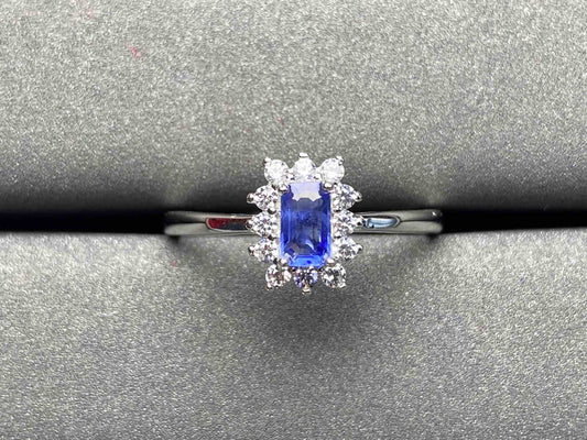 A1728 Cornflower Sapphire Ring