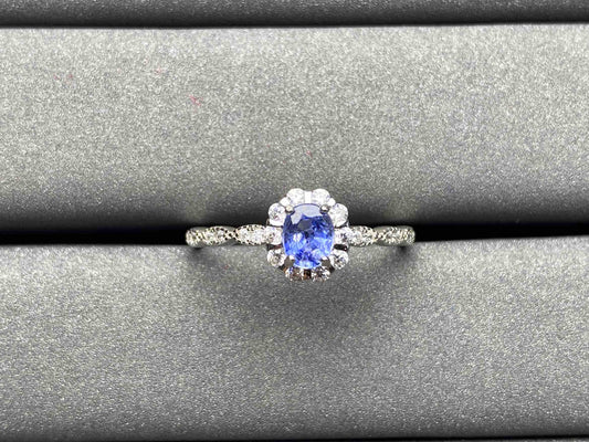 A1740 Cornflower Sapphire Ring