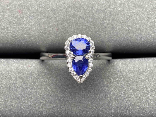 A1742 Cornflower Sapphire Ring