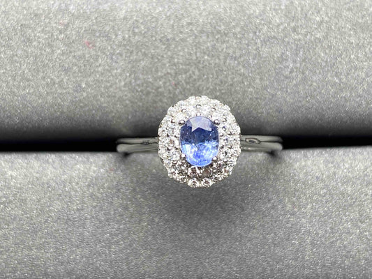 A1751 Cornflower Sapphire Ring