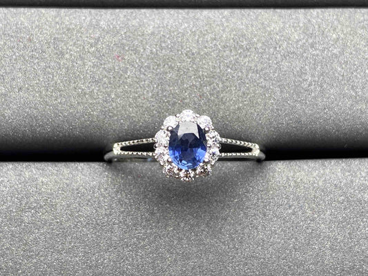 A1760 Cornflower Sapphire Ring