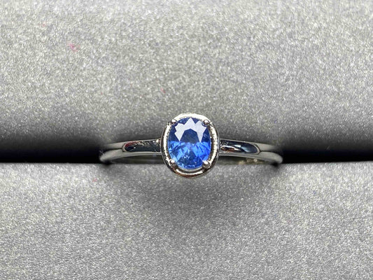A1761 Cornflower Sapphire Ring
