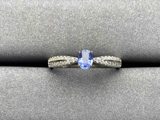 A1768 Cornflower Sapphire Ring