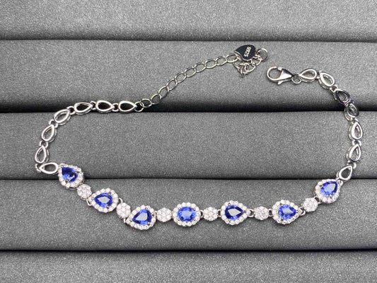 A1770 Cornflower Sapphire Bracelet