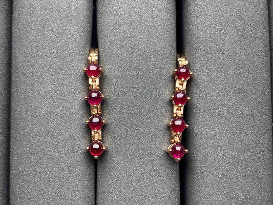 A1782 Ruby Earrings