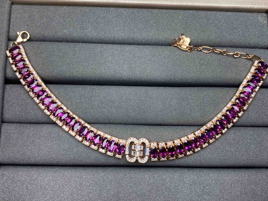 A1815 Garnet Bracelet
