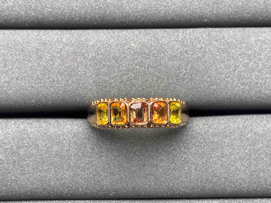A1836 Colorful Sapphire Ring