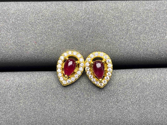 A1846 Ruby Earrings
