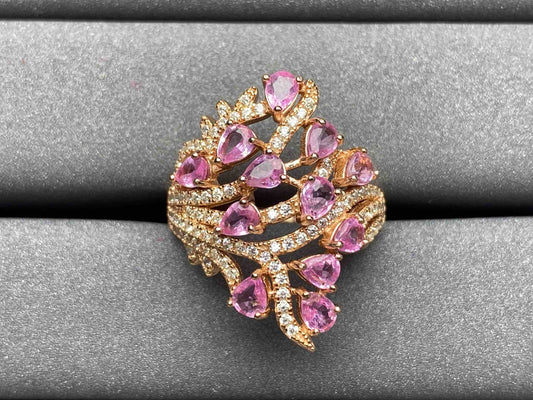 A1853 Pink Sapphire Ring