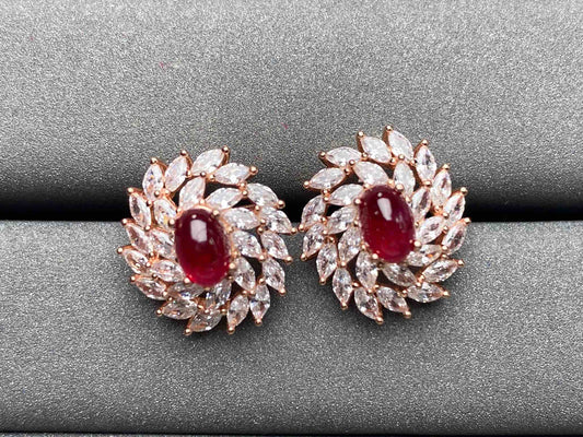 A1872 Ruby Earrings