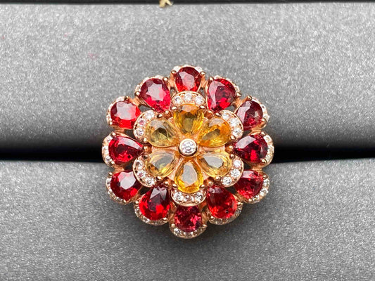 A1887 Colorful Sapphire Ring