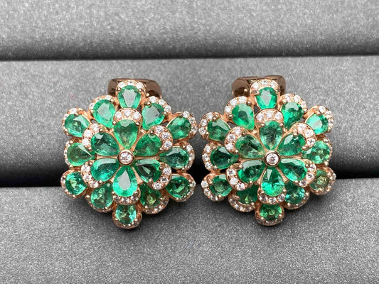 A1981 Emerald Earrings