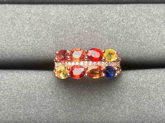 A1996 Colorful Sapphire Ring