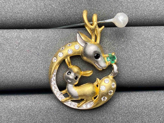 A2029 Emerald Pendant