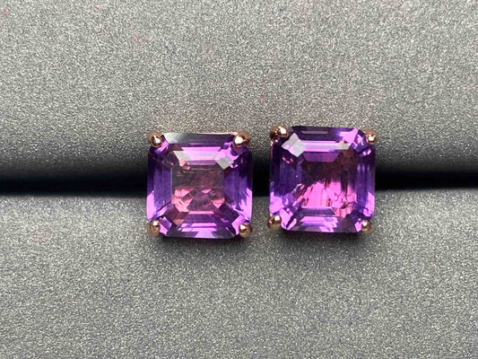 A2034 Amethyst Earrings