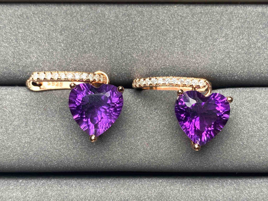 A2036 Amethyst Earrings