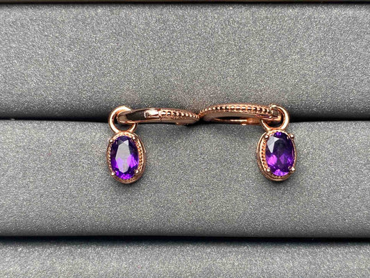 A2037 Amethyst Earrings