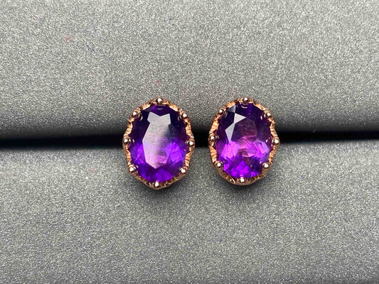 A2040 Amethyst Earrings