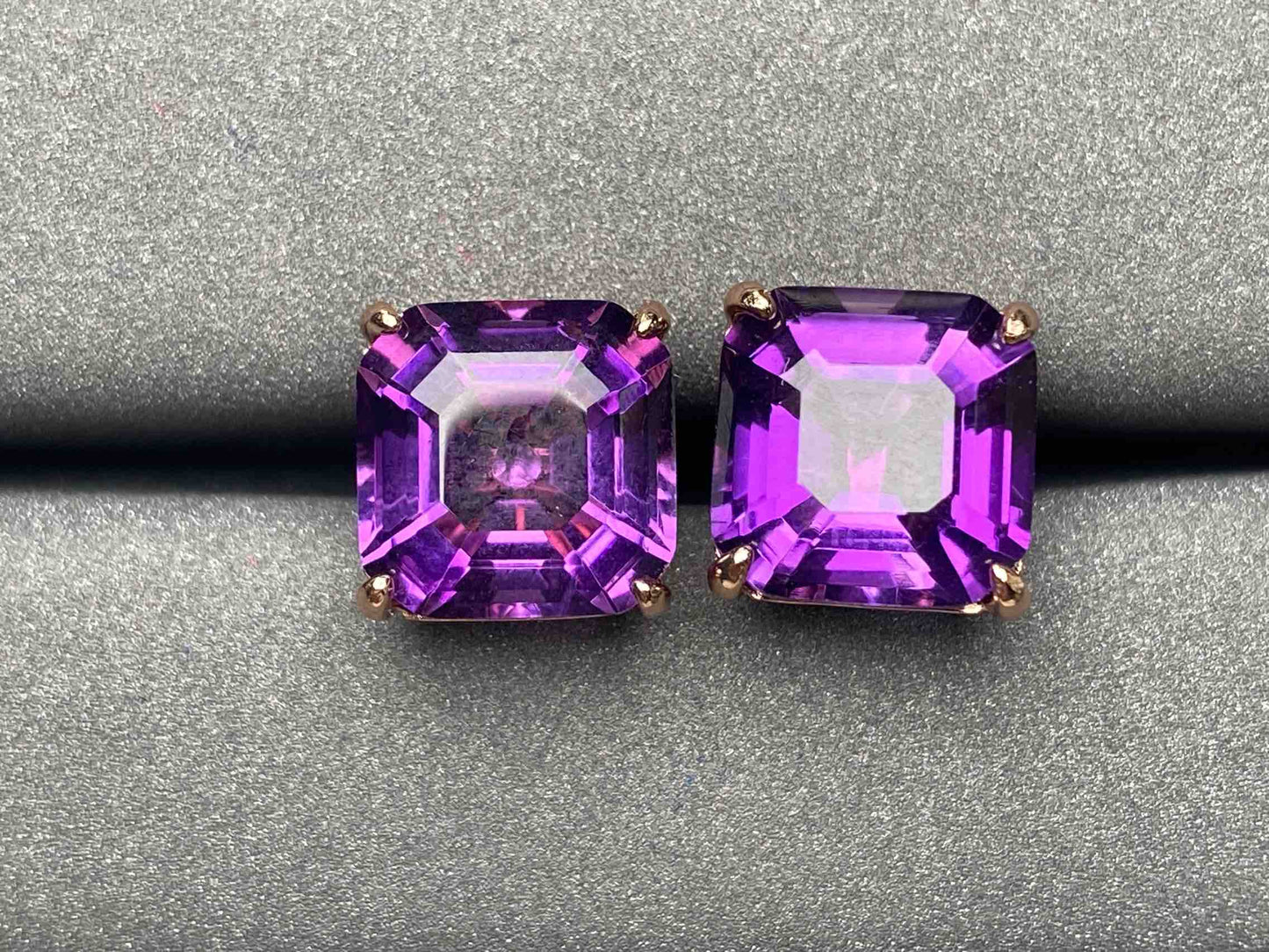 A2056 Amethyst Earrings