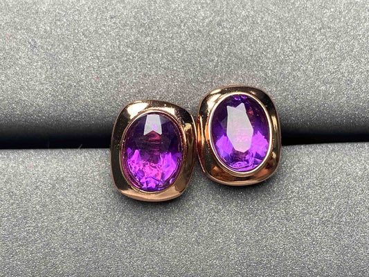 A2067 Amethyst Earrings