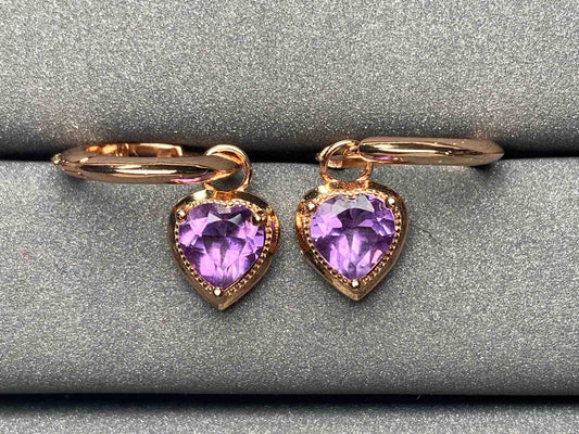 A2070 Amethyst Earrings