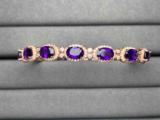 A2082 Amethyst Bangle