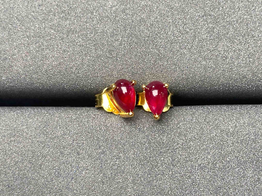 A2156 Ruby Earrings