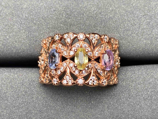 A2177 Non-treated Sapphire Ring