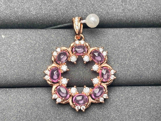 A2206 Pink Sapphire Pendant