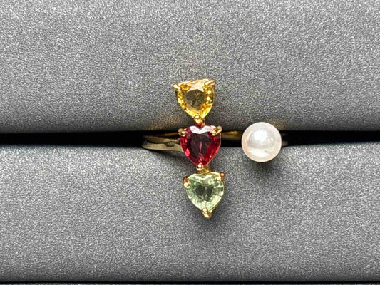 A2510 Colorful Sapphire Ring