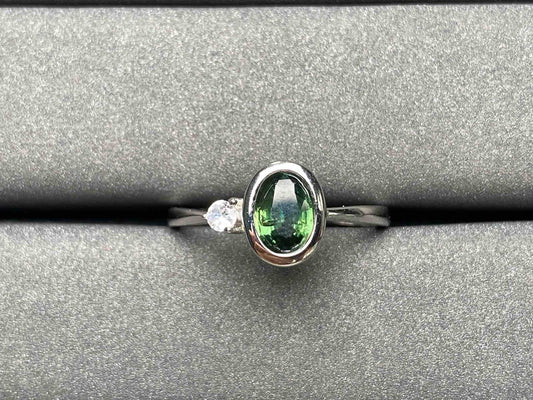 A2648 Teal Sapphire Ring