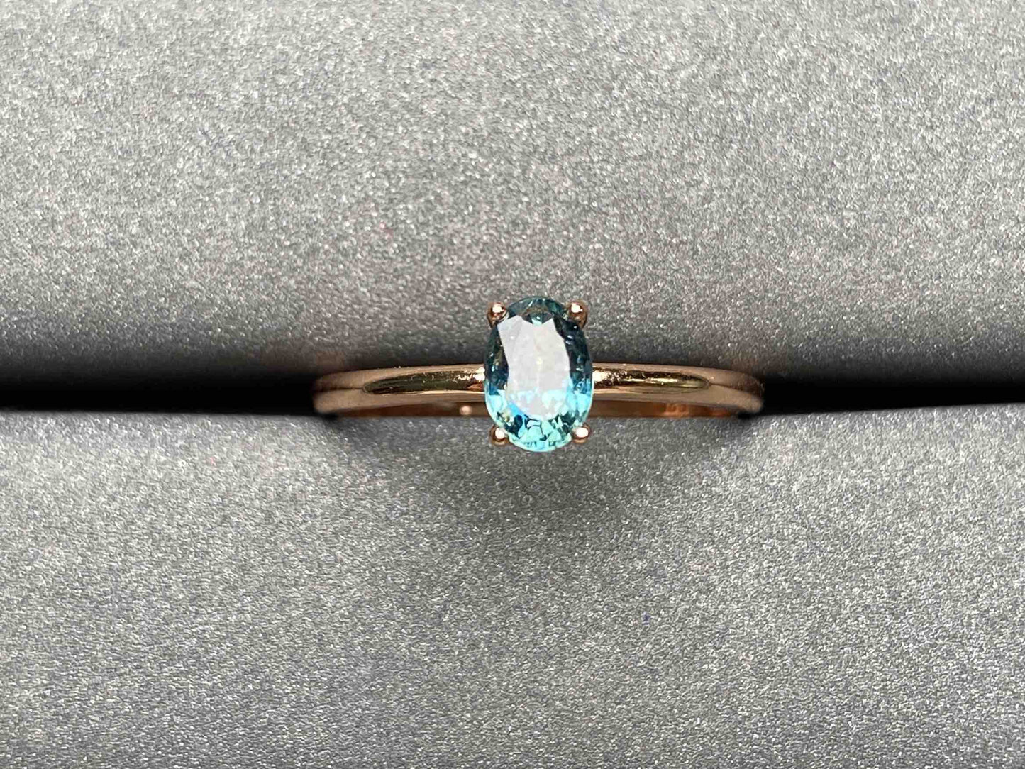 A2653 Teal Sapphire Ring
