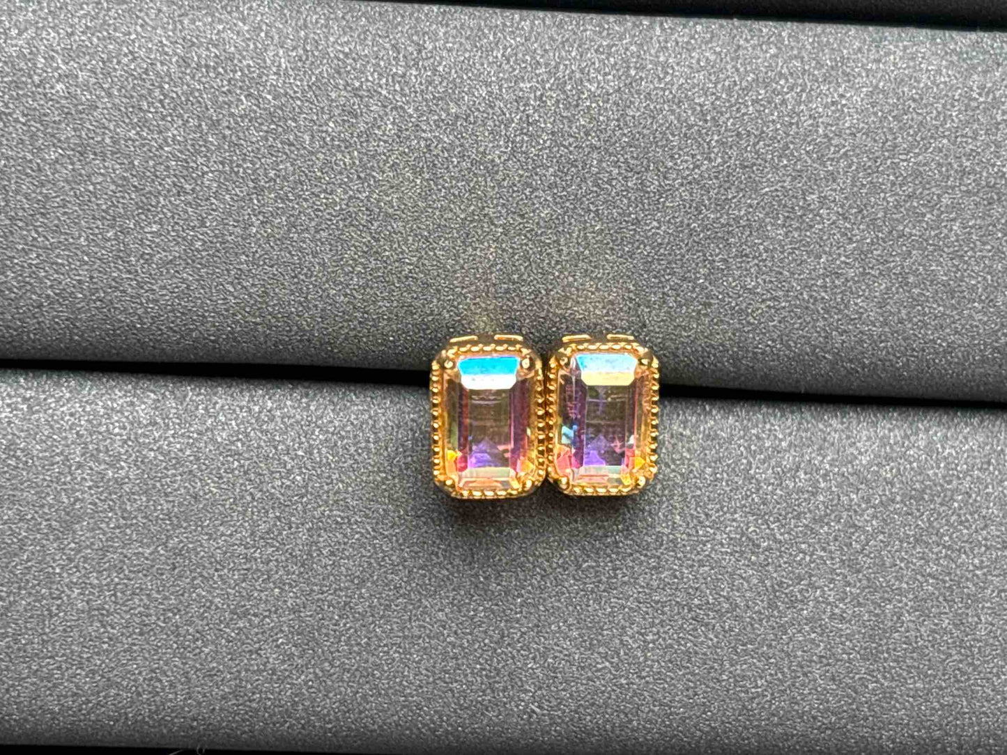 A2801 Aura Quarz Earrings