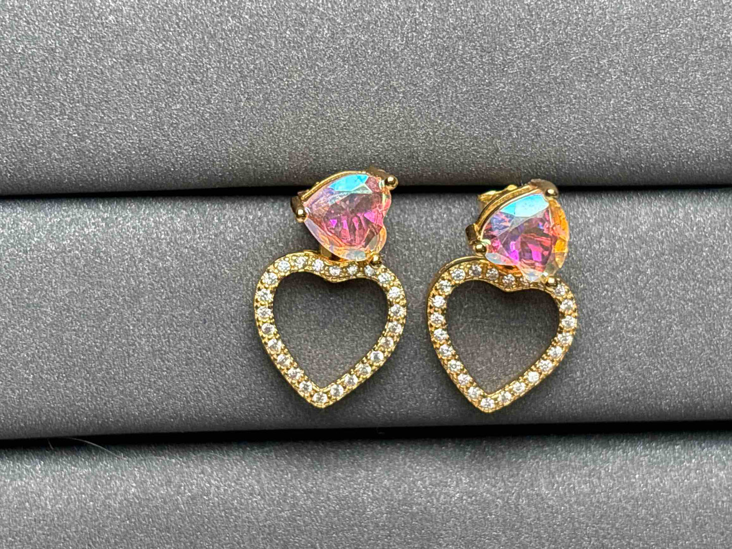 A2819 Aura Quarz Earrings