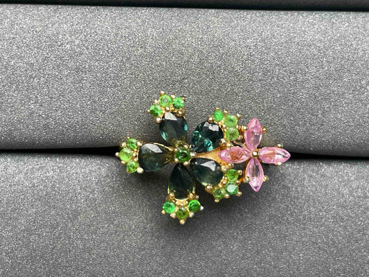 A3036 Teal Sapphire Ring