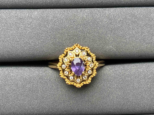 A3192 Purple Sapphire Ring