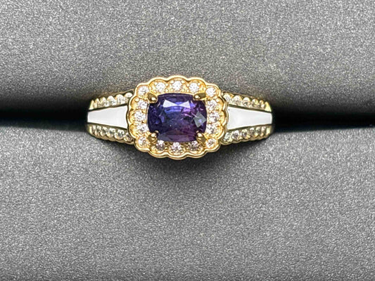 A3198 Purple Sapphire Ring