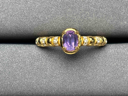 A3199 Purple Sapphire Ring