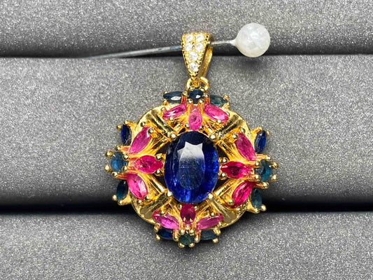 A3228 Blue Sapphire Pendant