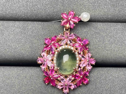 A3233 Prehnite Pendant