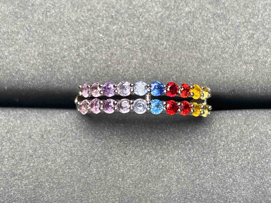 A3242 Colorful Sapphire Ring