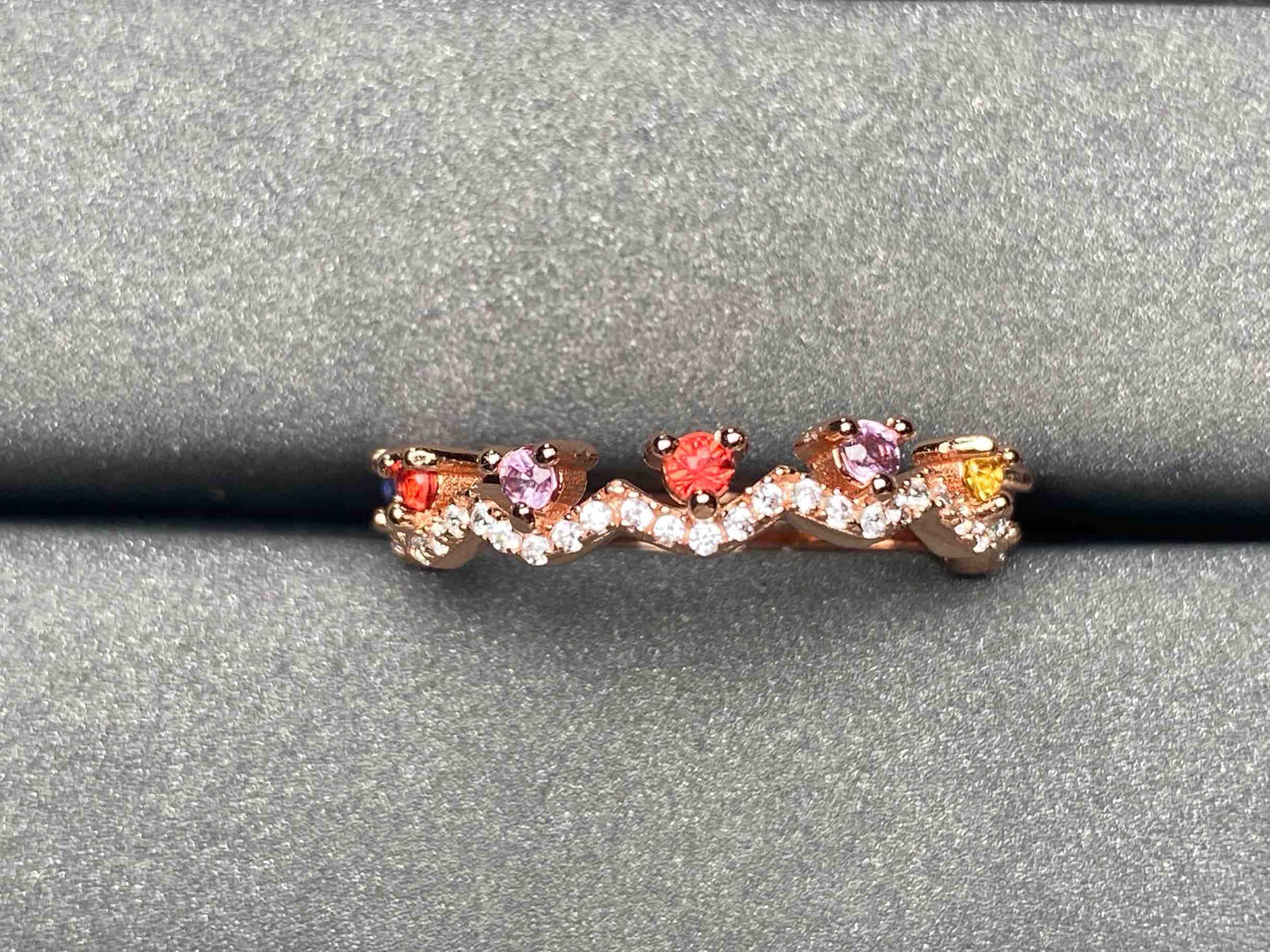 A3248 Colorful Sapphire Ring