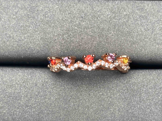 A3248 Colorful Sapphire Ring