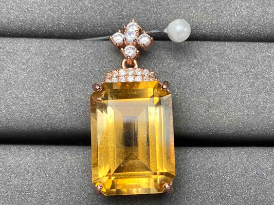 A3345 Citrine Pendant