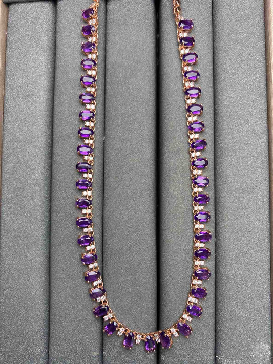 A3354 Amethyst Necklace