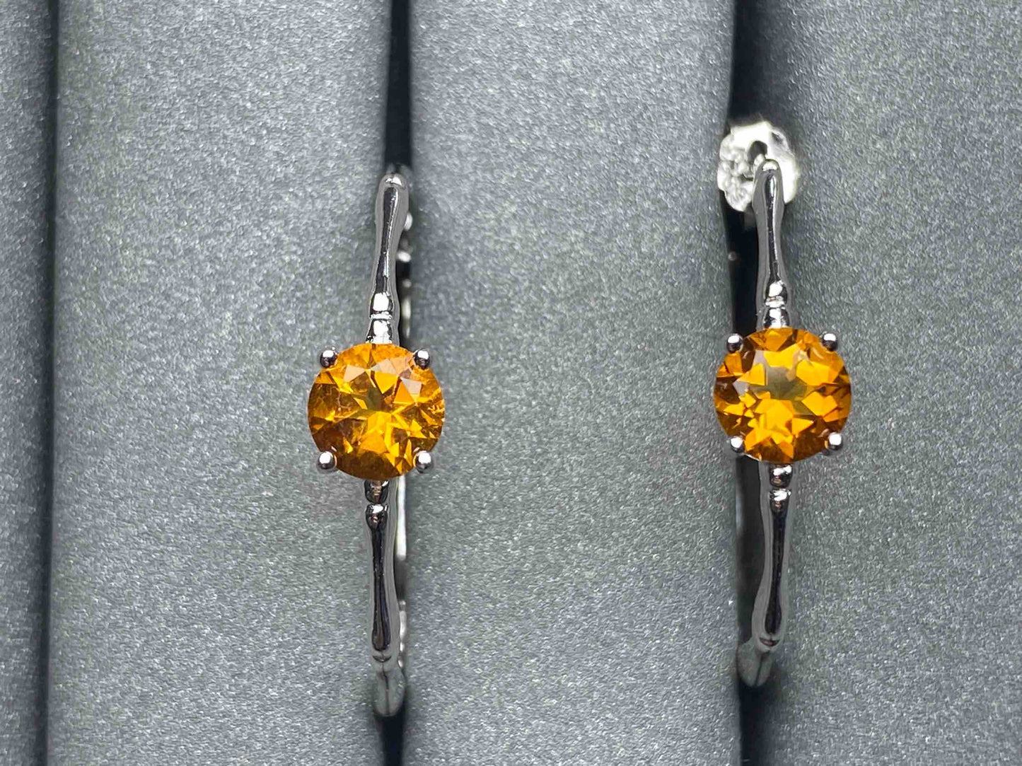 A3371 Citrine Earrings