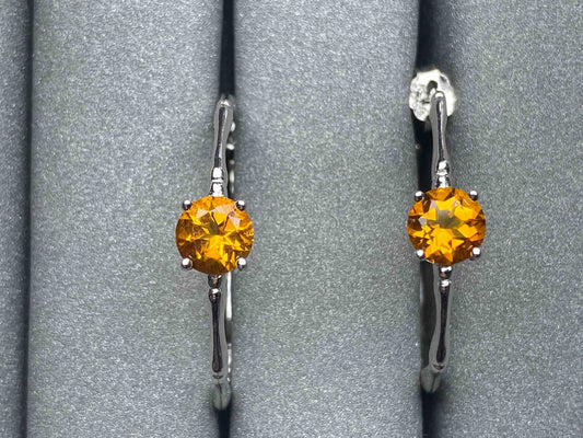 A3371 Citrine Earrings