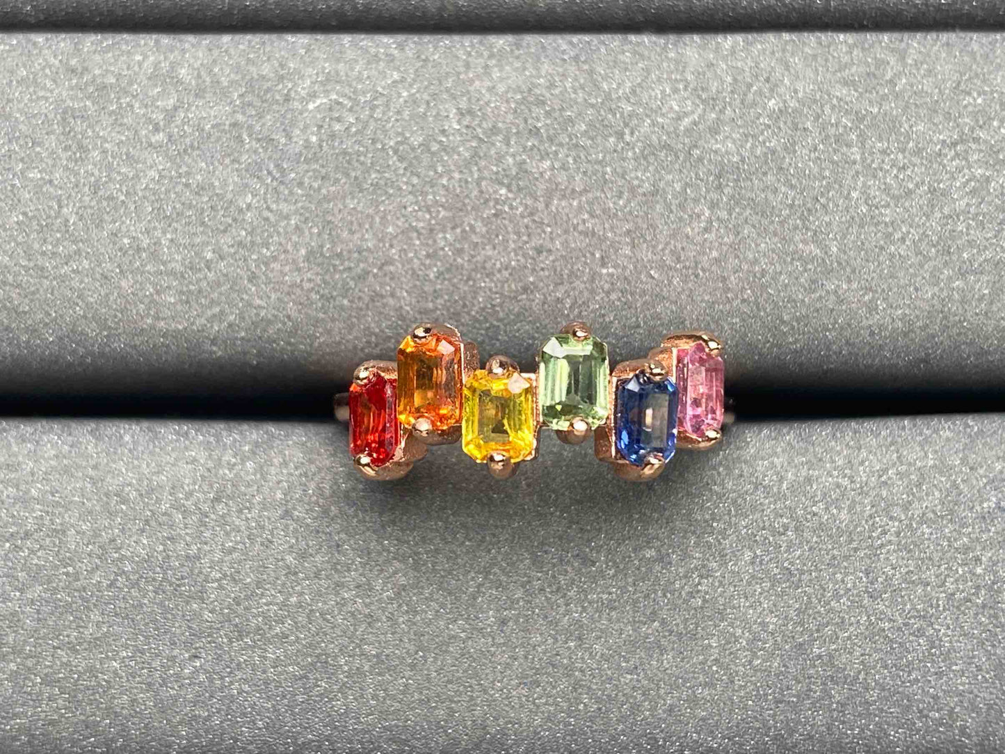 A3530 Colorful Sapphire Ring